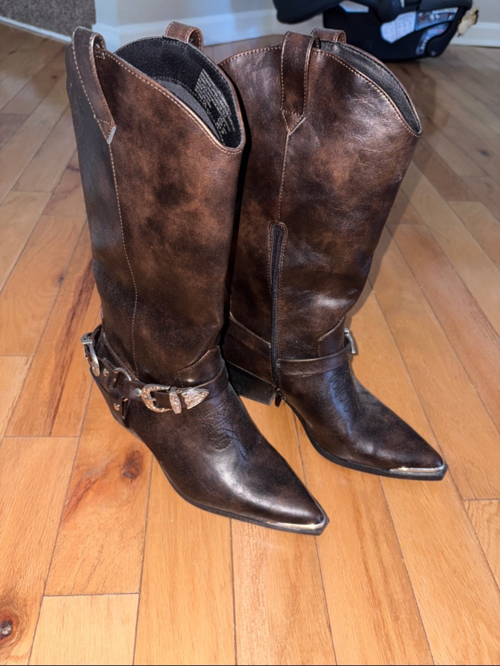 Madden NYC Western Harness Boots